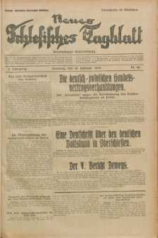 Neues Schlesisches Tagblatt : unabhängige Tageszeitung. Jg.2, Nr. 48 (19 Februar 1929)