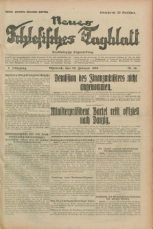 Neues Schlesisches Tagblatt : unabhängige Tageszeitung. Jg.2, Nr. 49 (20 Februar 1929)