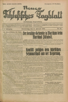 Neues Schlesisches Tagblatt : unabhängige Tageszeitung. Jg.2, Nr. 50 (21 Februar 1929)