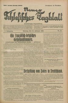 Neues Schlesisches Tagblatt : unabhängige Tageszeitung. Jg.2, Nr. 54 (25 Februar 1929)