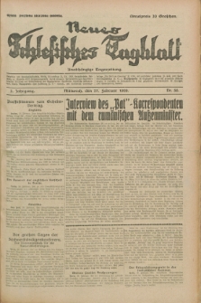 Neues Schlesisches Tagblatt : unabhängige Tageszeitung. Jg.2, Nr. 56 (27 Februar 1929)