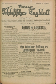 Neues Schlesisches Tagblatt : unabhängige Tageszeitung. Jg.2, Nr. 72 (15 März 1929)