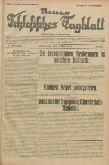 Neues Schlesisches Tagblatt : unabhängige Tageszeitung. Jg.2, Nr. 90 (4 April 1929)
