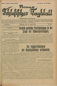 Neues Schlesisches Tagblatt : unabhängige Tageszeitung. Jg.2, Nr. 96 (10 April 1929)