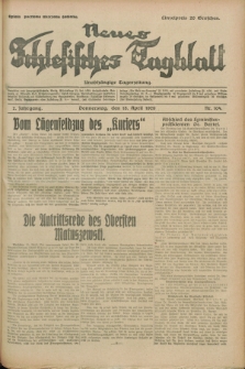 Neues Schlesisches Tagblatt : unabhängige Tageszeitung. Jg.2, Nr. 104 (18 April 1929)