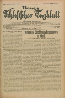 Neues Schlesisches Tagblatt : unabhängige Tageszeitung. Jg.2, Nr. 109 (23 April 1929)