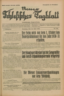 Neues Schlesisches Tagblatt : unabhängige Tageszeitung. Jg.2, Nr. 166 (23 Juni 1929)