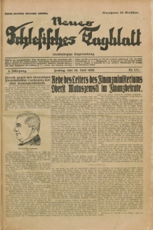 Neues Schlesisches Tagblatt : unabhängige Tageszeitung. Jg.2, Nr. 171 (28 Juni 1929)