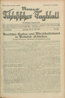 Neues Schlesisches Tagblatt : unabhängige Tageszeitung. Jg.2, Nr. 193 (21 Juli 1929)