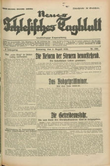 Neues Schlesisches Tagblatt : unabhängige Tageszeitung. Jg.2, Nr. 206 (3 August 1929)