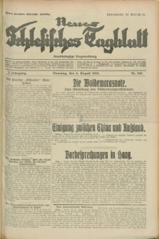 Neues Schlesisches Tagblatt : unabhängige Tageszeitung. Jg.2, Nr. 209 (6 August 1929)
