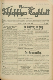 Neues Schlesisches Tagblatt : unabhängige Tageszeitung. Jg.2, Nr. 212 (9 August 1929)
