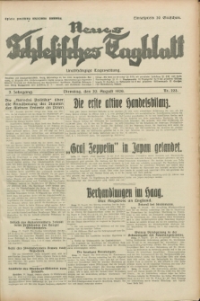 Neues Schlesisches Tagblatt : unabhängige Tageszeitung. Jg.2, Nr. 222 (20 August 1929)