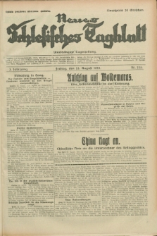 Neues Schlesisches Tagblatt : unabhängige Tageszeitung. Jg.2, Nr. 225 (23 August 1929)