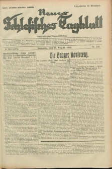 Neues Schlesisches Tagblatt : unabhängige Tageszeitung. Jg.2, Nr. 226 (24 August 1929)