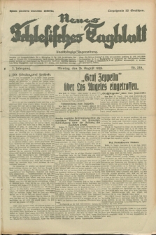 Neues Schlesisches Tagblatt : unabhängige Tageszeitung. Jg.2, Nr. 228 (26 August 1929)