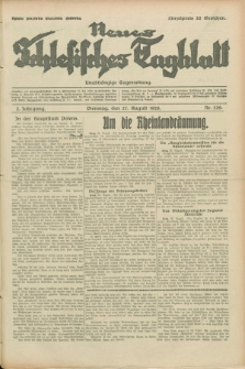 Neues Schlesisches Tagblatt : unabhängige Tageszeitung. Jg.2, Nr. 229 (27 August 1929)