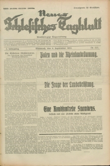 Neues Schlesisches Tagblatt : unabhängige Tageszeitung. Jg.2, Nr. 237 (4 September 1929)