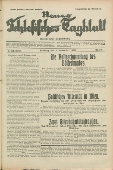 Neues Schlesisches Tagblatt : unabhängige Tageszeitung. Jg.2, Nr. 241 (8 September 1929)