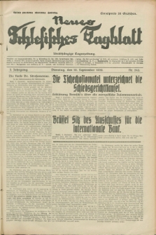 Neues Schlesisches Tagblatt : unabhängige Tageszeitung. Jg.2, Nr. 243 (10 September 1929)