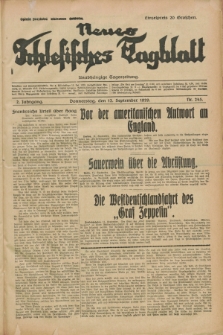 Neues Schlesisches Tagblatt : unabhängige Tageszeitung. Jg.2, Nr. 245 (12 September 1929)