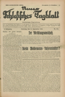 Neues Schlesisches Tagblatt : unabhängige Tageszeitung. Jg.2, Nr. 254 (21 September 1929)