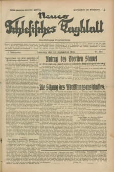 Neues Schlesisches Tagblatt : unabhängige Tageszeitung. Jg.2, Nr. 255 (22 September 1929)