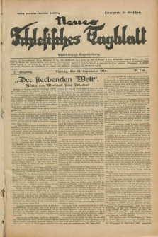 Neues Schlesisches Tagblatt : unabhängige Tageszeitung. Jg.2, Nr. 256 (23 September 1929)