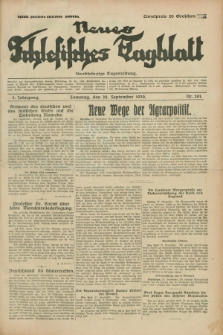 Neues Schlesisches Tagblatt : unabhängige Tageszeitung. Jg.2, Nr. 261 (28 September 1929)