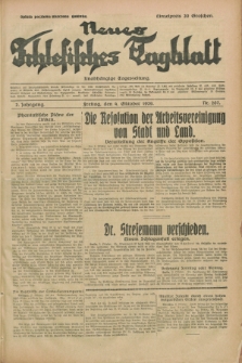 Neues Schlesisches Tagblatt : unabhängige Tageszeitung. Jg.2, Nr. 267 (4 Oktober 1929)