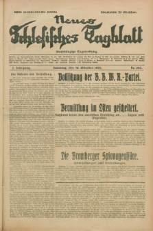 Neues Schlesisches Tagblatt : unabhängige Tageszeitung. Jg.2, Nr. 282 (19 Oktober 1929)