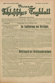 Neues Schlesisches Tagblatt : unabhängige Tageszeitung. Jg.2, Nr. 287 (24 Oktober 1929)