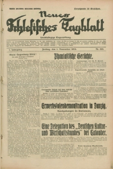 Neues Schlesisches Tagblatt : unabhängige Tageszeitung. Jg.2, Nr. 295 (1 November 1929)