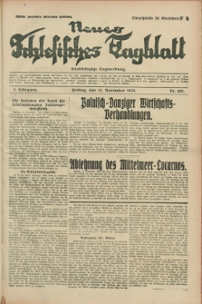 Neues Schlesisches Tagblatt : unabhängige Tageszeitung. Jg.2, Nr. 308 (15 November 1929)