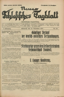 Neues Schlesisches Tagblatt : unabhängige Tageszeitung. Jg.2, Nr. 312 (20 November 1929)