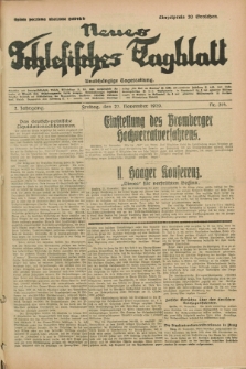 Neues Schlesisches Tagblatt : unabhängige Tageszeitung. Jg.2, Nr. 314 (22 November 1929)