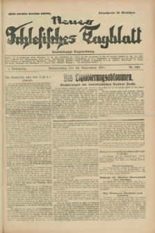 Neues Schlesisches Tagblatt : unabhängige Tageszeitung. Jg.2, Nr. 320 (28 November 1929)