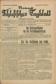 Neues Schlesisches Tagblatt : unabhängige Tageszeitung. Jg.2, Nr. 324 (2 Dezember 1929)