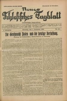 Neues Schlesisches Tagblatt : unabhängige Tageszeitung. Jg.2, Nr. 325 (3 Dezember 1929)