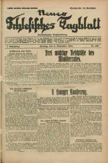 Neues Schlesisches Tagblatt : unabhängige Tageszeitung. Jg.2, Nr. 328 (6 Dezember 1929)
