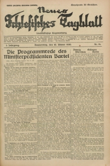 Neues Schlesisches Tagblatt : unabhängige Tageszeitung. Jg.3, Nr. 14 (16 Jänner 1930)