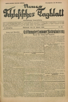 Neues Schlesisches Tagblatt : unabhängige Tageszeitung. Jg.3, Nr. 20 (22 Jänner 1930)
