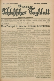 Neues Schlesisches Tagblatt : unabhängige Tageszeitung. Jg.3, Nr. 41 (12 Februar 1930)