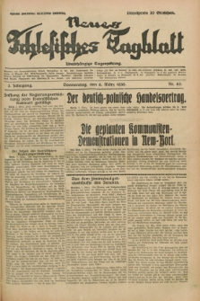 Neues Schlesisches Tagblatt : unabhängige Tageszeitung. Jg.3, Nr. 63 (6 März 1930)