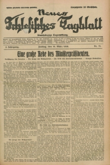 Neues Schlesisches Tagblatt : unabhängige Tageszeitung. Jg.3, Nr. 71 (14 März 1930)