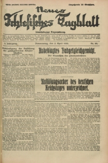 Neues Schlesisches Tagblatt : unabhängige Tageszeitung. Jg.3, Nr. 92 (3 April 1930)