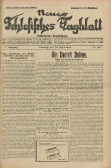Neues Schlesisches Tagblatt : unabhängige Tageszeitung. Jg.3, Nr. 108 (20 April 1930) + dod.