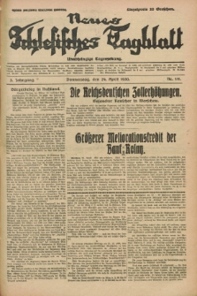 Neues Schlesisches Tagblatt : unabhängige Tageszeitung. Jg.3, Nr. 111 (24 April 1930)