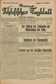 Neues Schlesisches Tagblatt : unabhängige Tageszeitung. Jg.3, Nr. 123 (8 Mai 1930)