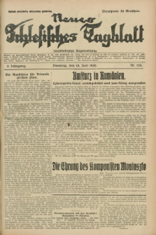 Neues Schlesisches Tagblatt : unabhängige Tageszeitung. Jg.3, Nr. 153 (10 Juni 1930)